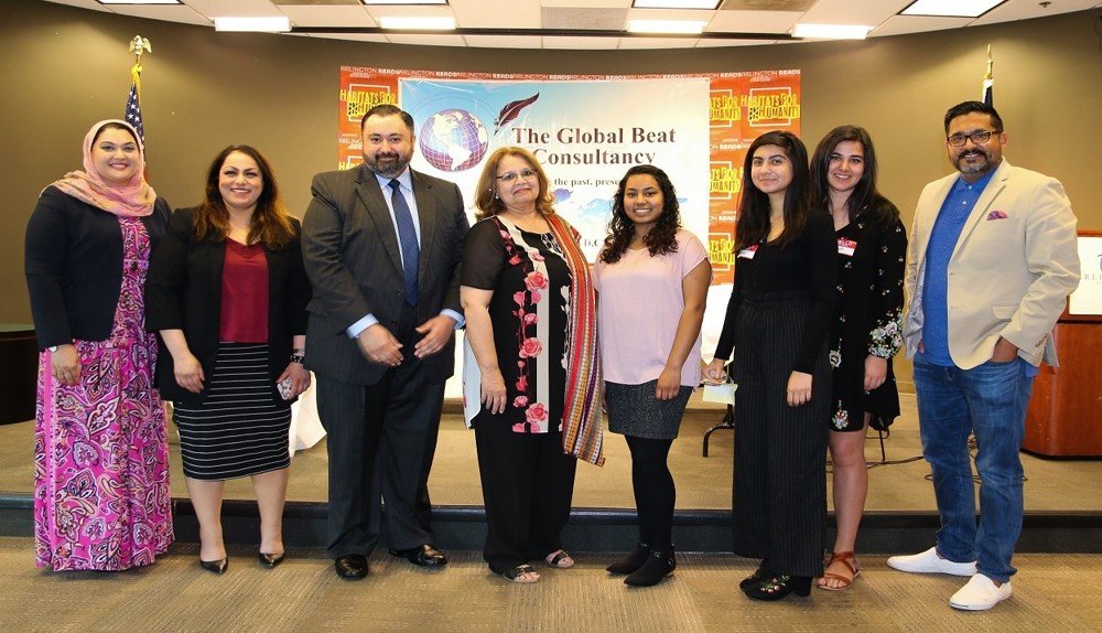 Participants at a Global Beat Foundation archive gathering.