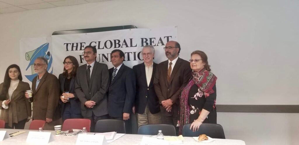 Participants at a Global Beat Foundation archive gathering.